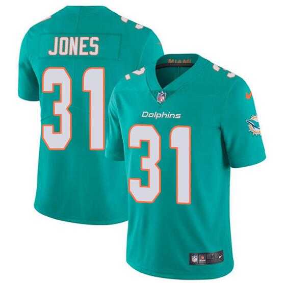 Men & Women & Youth Miami Dolphins #31 Byron Jones Aqua 2020 Vapor Untouchable Limited Stitched Jersey->miami dolphins->NFL Jersey